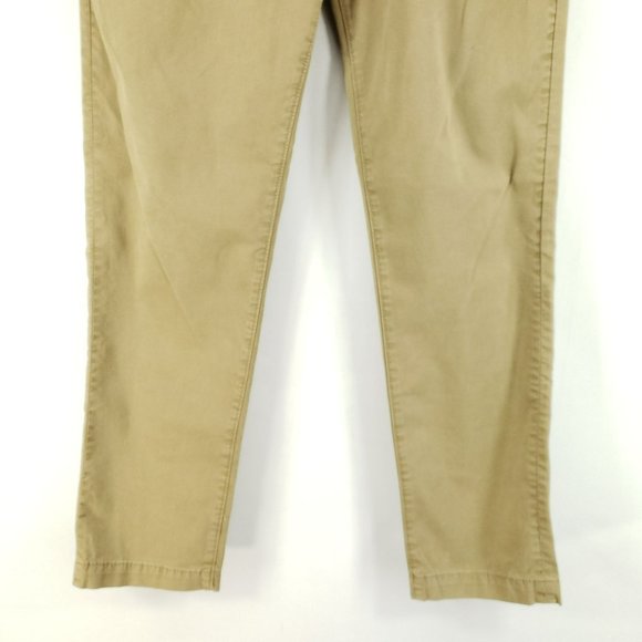 American Eagle Chino Slim Pants Men's Size 29/32 Tan Flex - Picture 3 of 11